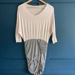 Dolman sleeve dress